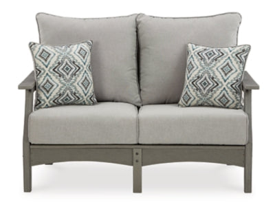 Outdoor Sofa and Loveseat with Coffee Table