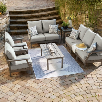 6-Piece Outdoor Sofa and Loveseat Set