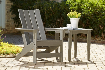 Outdoor Adirondack Chair and End Table