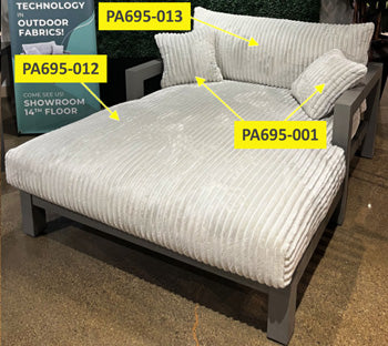 Cojín de asiento con vista a la luz de la luna