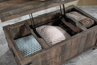 Mesa de centro elevable Hollum