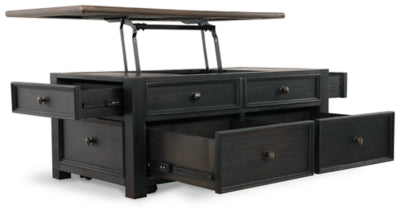 Tyler Creek Coffee Table and 2 End Tables with Console