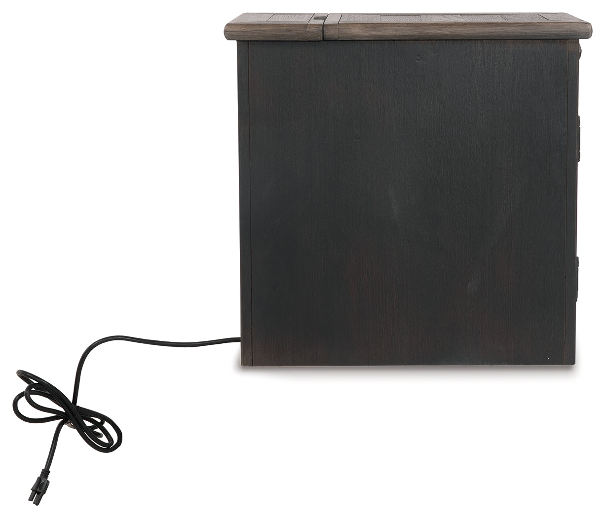 Mesa auxiliar Tyler Creek con puerto USB y enchufes