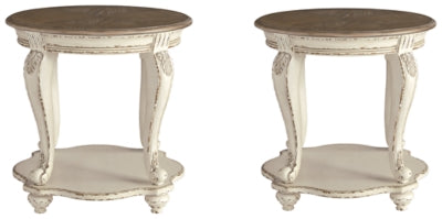 Paquete de mesa auxiliar de 2 piezas