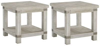 Paquete de mesa auxiliar de 2 piezas