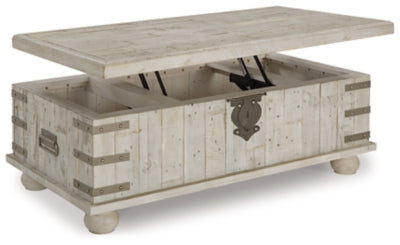 Mesa de centro Carynhurst con tapa elevable