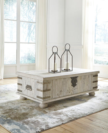Mesa de centro Carynhurst con tapa elevable