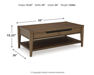 Roanhowe Coffee Table and 2 End Tables