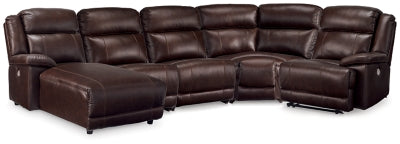 VonKurt 5-Piece Reclining Sectional With Chaise