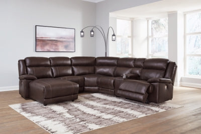 VonKurt 6-Piece Power Reclining Sectional with Chaise