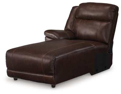 VonKurt 5-Piece Reclining Sectional With Chaise