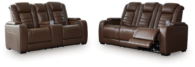 High Impact Power Reclining Sofa and Loveseat