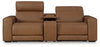 Magic Man 2-Piece Power Reclining Sectional Loveseat with Console