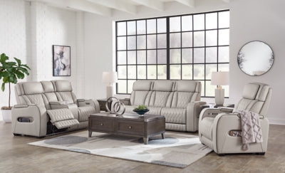 Sofá reclinable eléctrico, loveseat y sillón reclinable Boyington