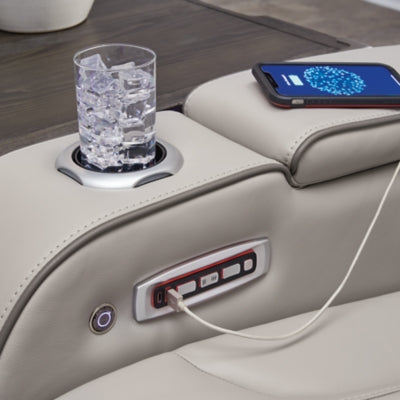 Sofá reclinable eléctrico, loveseat y sillón reclinable Boyington
