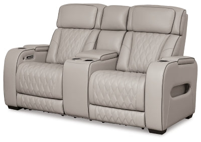 Sofá reclinable eléctrico, loveseat y sillón reclinable Boyington