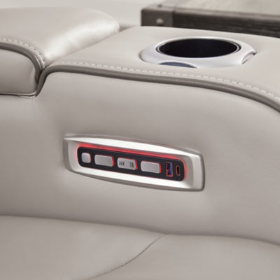 Sofá reclinable eléctrico, loveseat y sillón reclinable Boyington