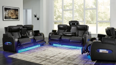 Sofá reclinable eléctrico, loveseat y sillón reclinable Boyington
