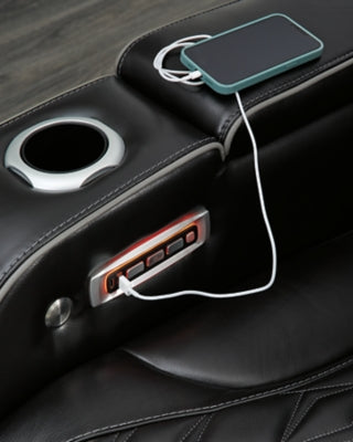 Sofá reclinable eléctrico y loveseat Boyington