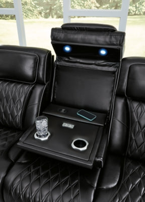 Sofá reclinable eléctrico y loveseat Boyington