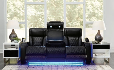 Sofá reclinable eléctrico y loveseat Boyington