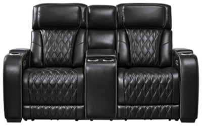 Sofá reclinable eléctrico y loveseat Boyington