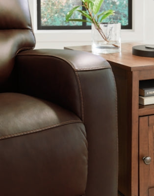 Sillón reclinable giratorio Emberla