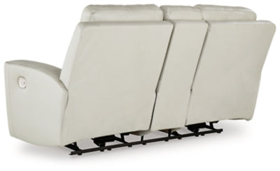 Loveseat reclinable eléctrico Mindanao con consola
