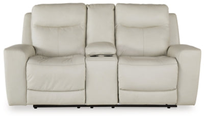 Loveseat reclinable eléctrico Mindanao con consola