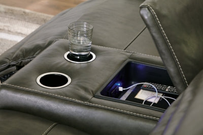 Center Line 3-Piece Power Reclining Loveseat with Console