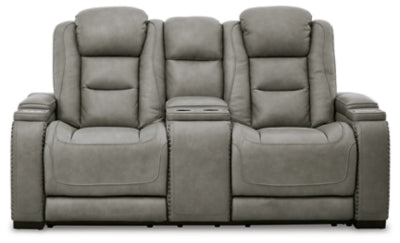 Loveseat y sillón reclinable eléctrico Man-Den
