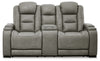 Loveseat y sillón reclinable eléctrico Man-Den