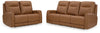 Tryanny Power Reclining Sofa and Loveseat