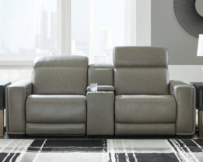 Loveseat seccional reclinable eléctrico de 3 piezas Correze