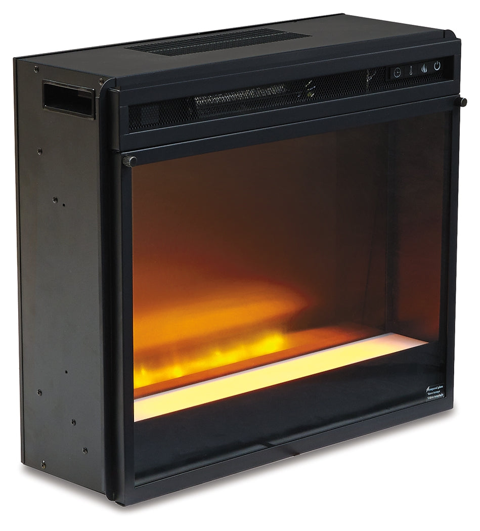 Mueble para TV Wynnlow de 63" con chimenea eléctrica