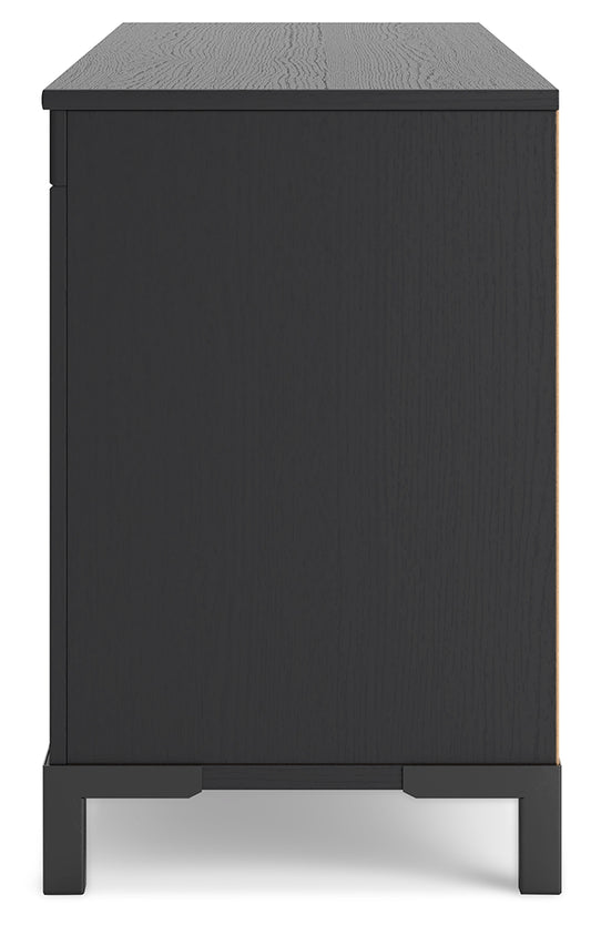 Mueble para TV Cayberry de 60" con chimenea eléctrica