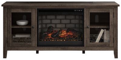 Mueble para TV Arlenbry de 60" con chimenea eléctrica