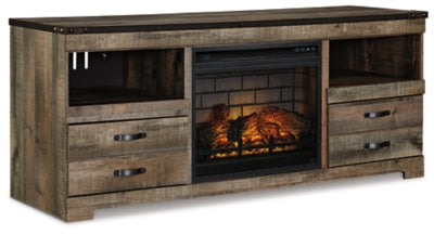 Mueble para TV Trinell de 63" con chimenea eléctrica