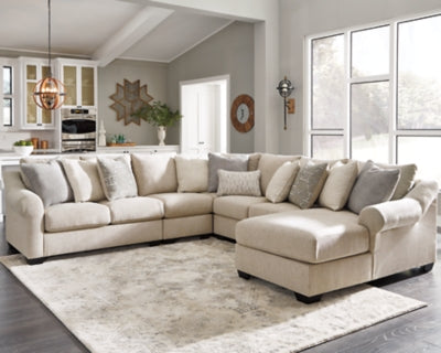 Seccional Carnaby de 5 piezas con chaise longue