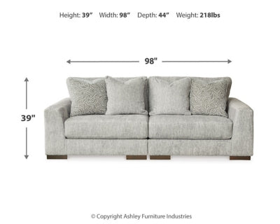 Loveseat seccional de dos piezas Regent Park