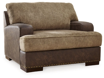 Sofá, loveseat, sillón extragrande y otomana Alesbury