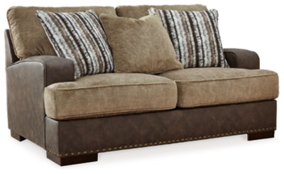 Sofá, loveseat, sillón extragrande y otomana Alesbury