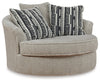 Silla giratoria extragrande con acento Calnita