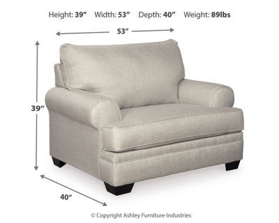 Sofá, loveseat, sillón extragrande y otomana Antonlini