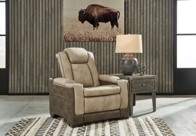 Loveseat reclinable eléctrico DuraPella de última generación y sillón reclinable eléctrico