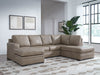 Seccional de 2 piezas con chaise longue Amuleto