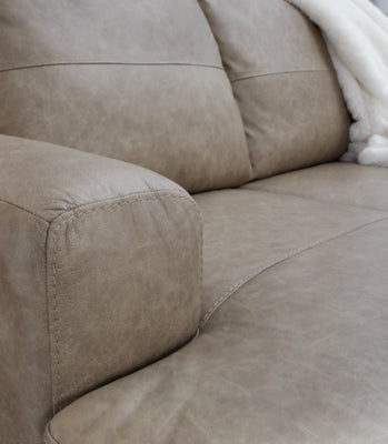 Seccional de 2 piezas con chaise longue Amuleto