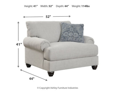 Sofá, loveseat, sillón extragrande y otomana Avocet