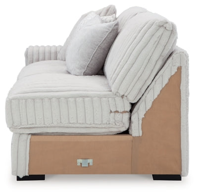 Estupendo sofá seccional de 3 piezas y chaise longue de gran tamaño