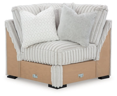 Estupendo sofá seccional de 3 piezas y chaise longue de gran tamaño